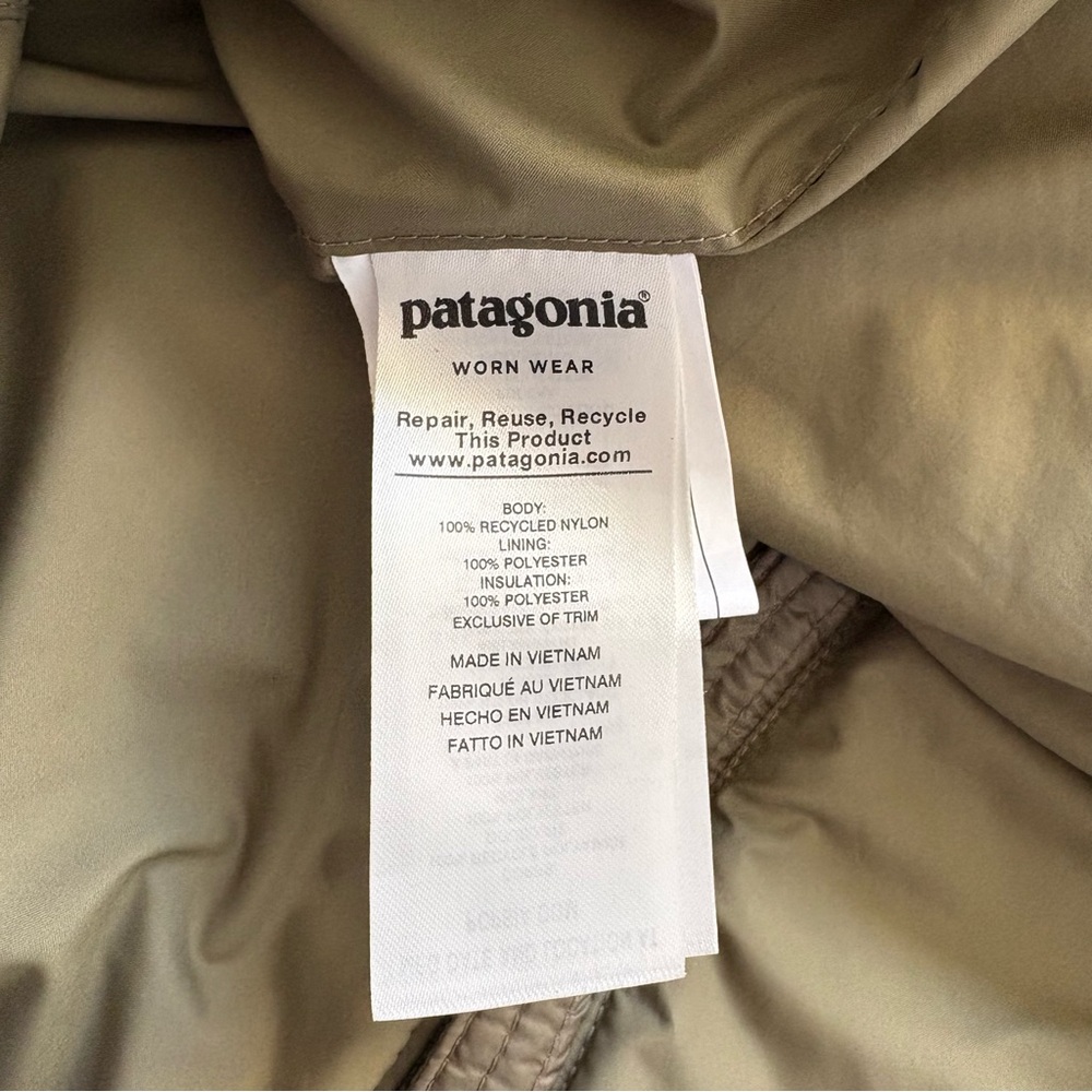 Patagonia Radalie Parka Mid-Thigh Quilted Sage Khaki Green - XS - Picture 5 of 10